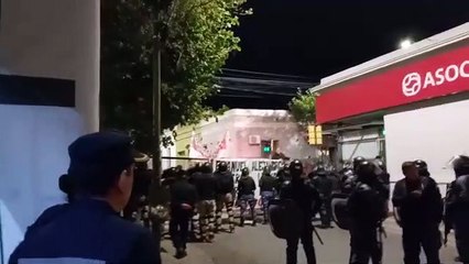 Abuso en Inta: Manifestación a las afueras de la Cámara Penal N°1