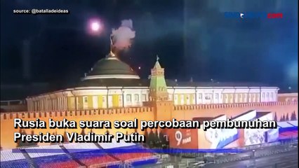 Drone Kamikaze Ukraina Coba Serang Istana Kremlin, Presiden Putin Selamat
