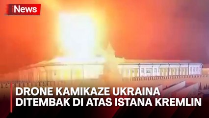 Drone Kamikaze Ukraina Gagal Serang Istana Kremlin, Presiden Putin Selamat