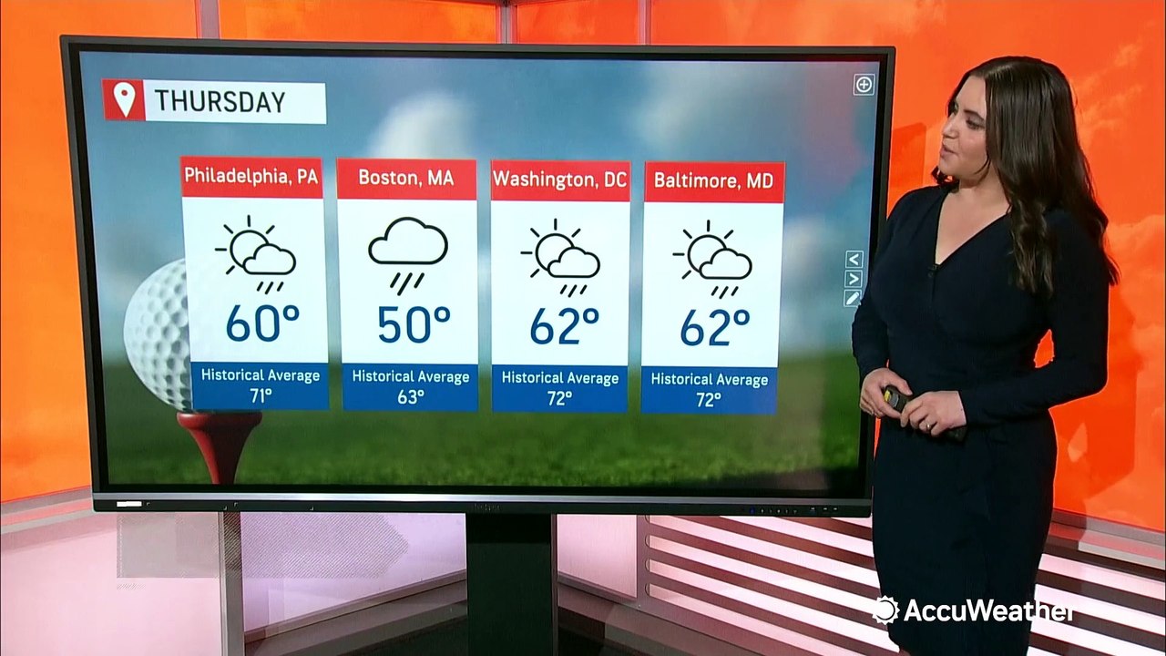 The best and worst places for a round of golf in the coming days