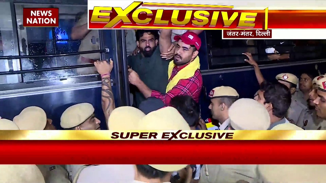 Delhi : जंतर मंतर पर जोरदार हंगामा, पहलवानों और...