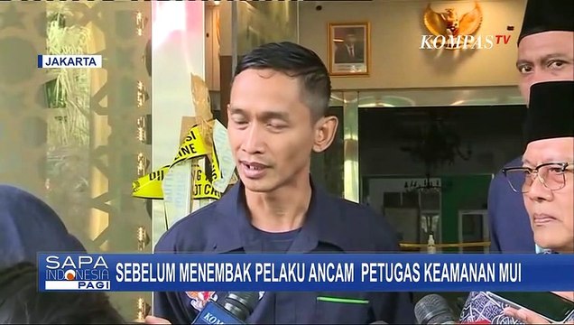 Pelaku Penembakan MUI Sempat Ancam Petugas Keamanan: Saya Habisi Kamu!