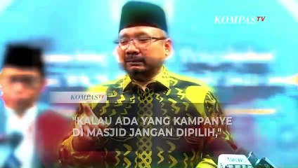 Pesan Menag Yaqut untuk Masyarakat soal Kampanye Politik di Masjid Jelang Pemilu 2024