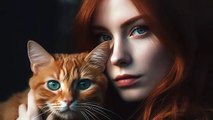 From Purrfect to Perfect： Cats as Women - created with Ai