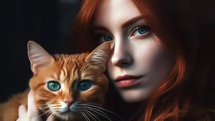 From Purrfect to Perfect： Cats as Women - created with Ai