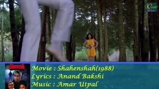 Jane Do Jane Do Mujhe Jana Hai | Hindi Song | Lata Mangeshkar | Mohammed Aziz | Shahenshah