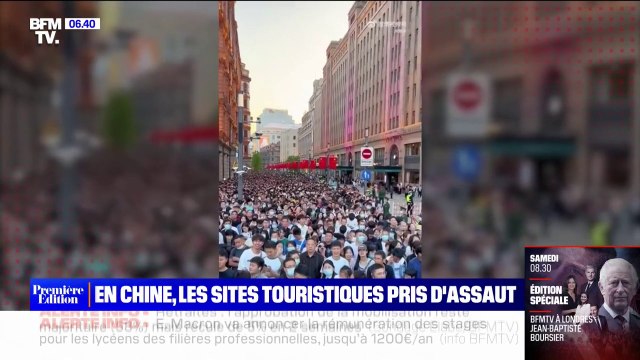 En Chine, les sites touristiques bondés pour les premières vacances post-pandémie