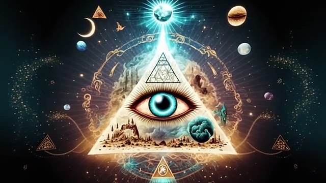 The Eye of Providence. Mystical Art. Midjourney Artworks Compilation L'Oeil de la Providence. Art Mystique. Compilation d'œuvres d'art de mi-journée