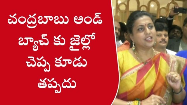 కోర్టు తీర్పు చంద్రబాబుకు చెప్పు దెబ్బ లాంటిది - మంత్రి ఆర్కే రోజా