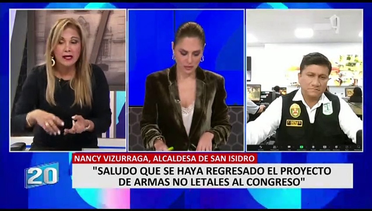 Nancy Vizurraga: "Saludo que el proyecto de arm...