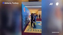 Physical altercation breaks out between Russian and Ukrainian delegates at Turkey summit