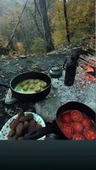 A quick and delicious meal in the picturesque nature