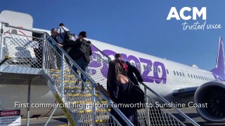 First Bonza flight Tamworth to Sunshine Coast |  06/05/2023 | The Northern Daily Leader
