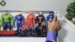 Unboxing Avengers Superheroes, Spider-man, Captain America, Hulk, Iron-Man, Thanos, Thor, Antman