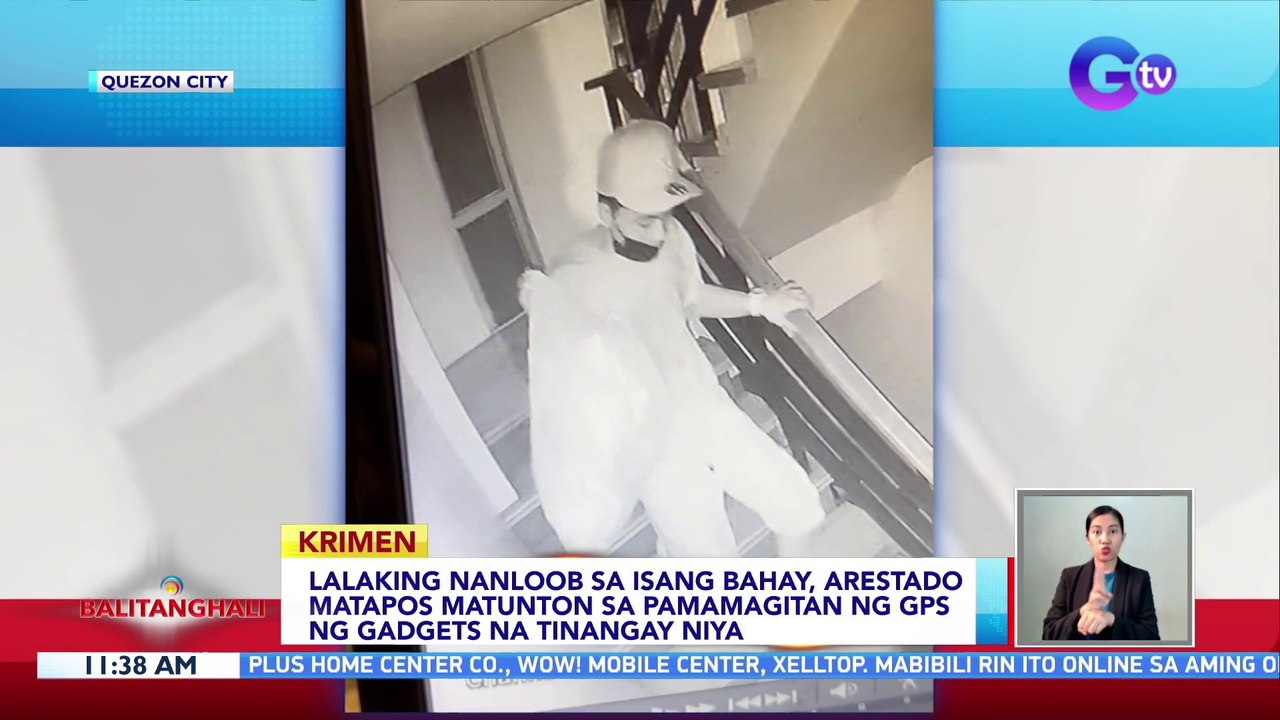 Lalaking nanloob sa isang bahay, arestado matapos matunton sa pamamagitan ng GPS ng gadgets na tinangay niya | BT