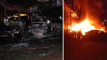 Milyonluk otomobiller küle döndü