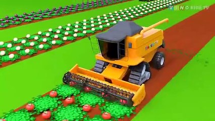 Harvester Tractor for Kids Harvesting Fire Trouble Harvester Tractor Uses for Children