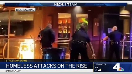 NBCLA - Bucket of Hot Diarrhea Randomly Poured on Woman by a Homeless Man in Hollywood | NBCLA | show | 2019 | Official Trailer