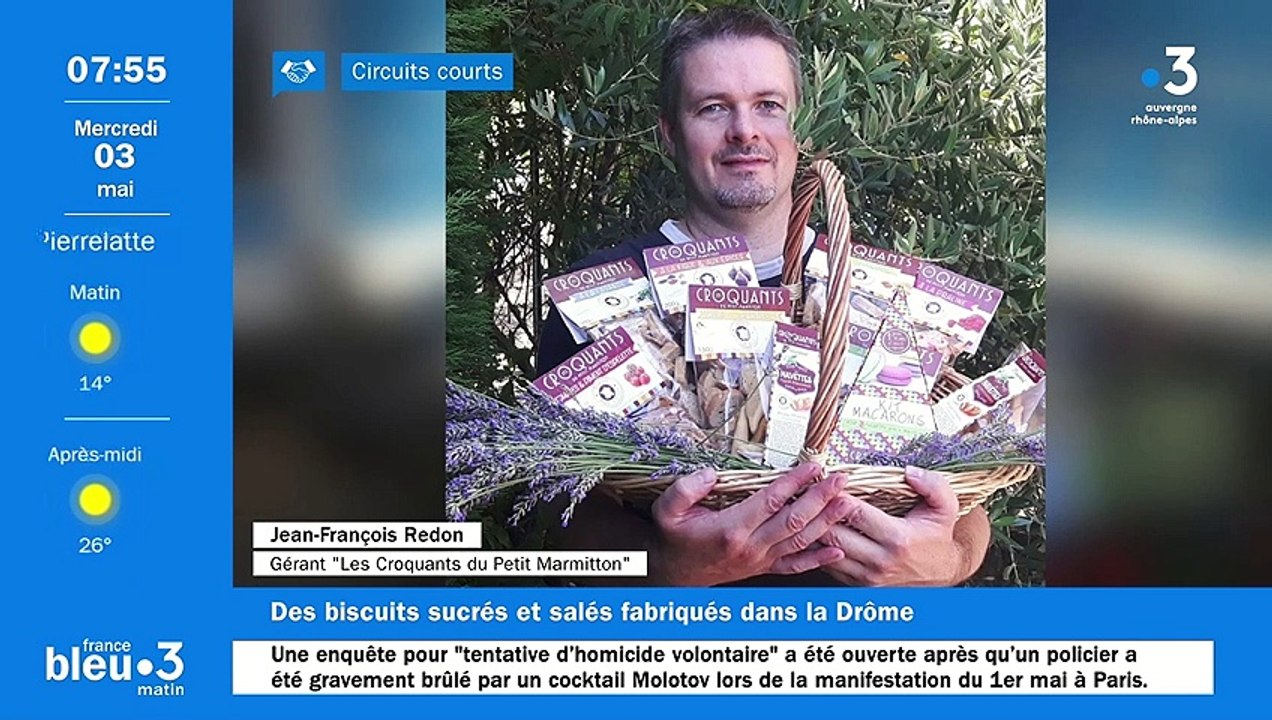 À Charpey, des biscuits sucrés et salés à croquer "Les Croquants du Petit Marmiton"