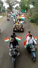 The soldier returned after serving the country