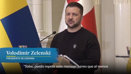 Zelenski: "No atacamos a Putin ni a Moscú"