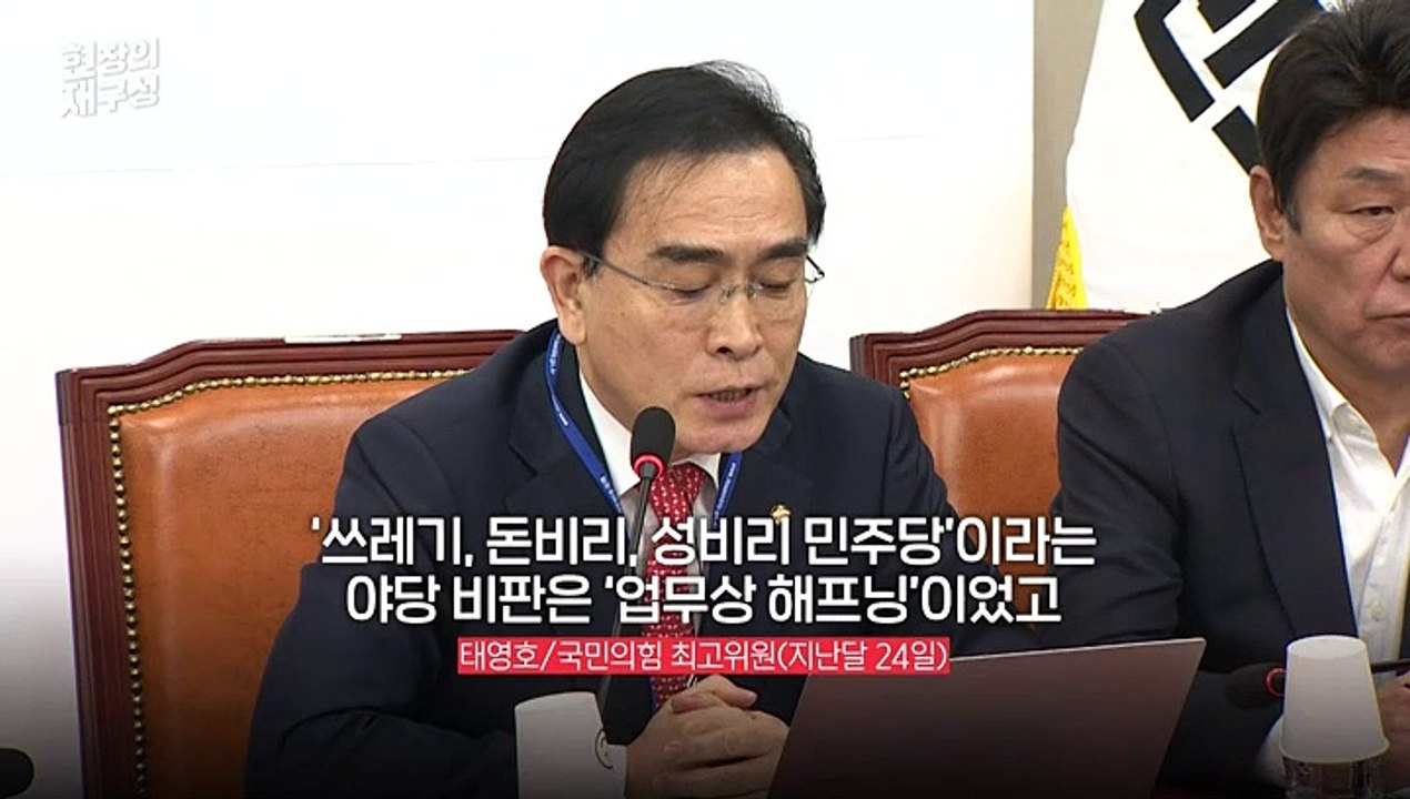 [현장의재구성] 실언·녹취록·후원금 …커지는 여당 '태영호 리스크'