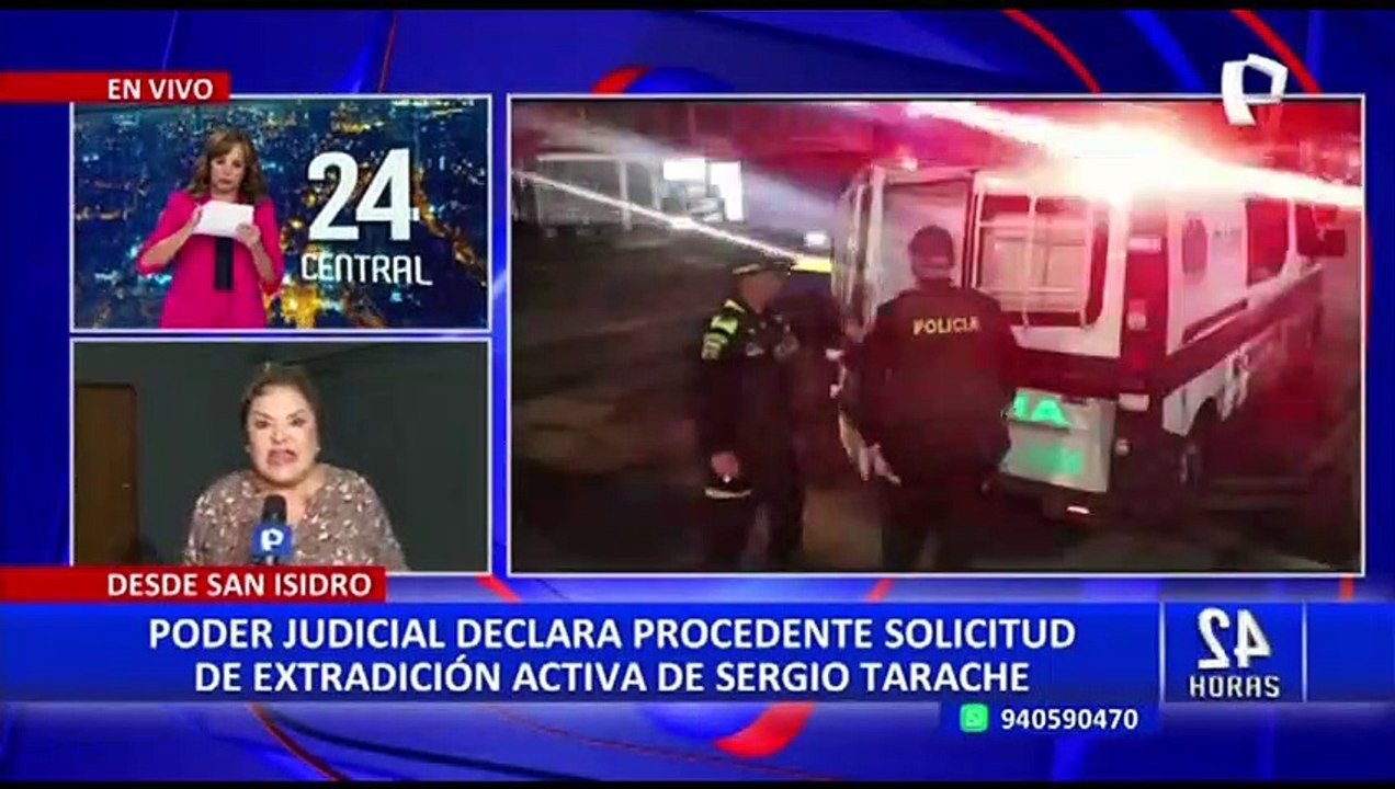 Sergio Tarache: PJ declara procedente solicitud de extradición de feminicida