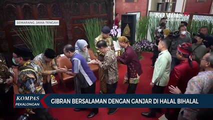 Pertemuan Singkat Ganjar Pranowo dan Gibran di Pekalongan
