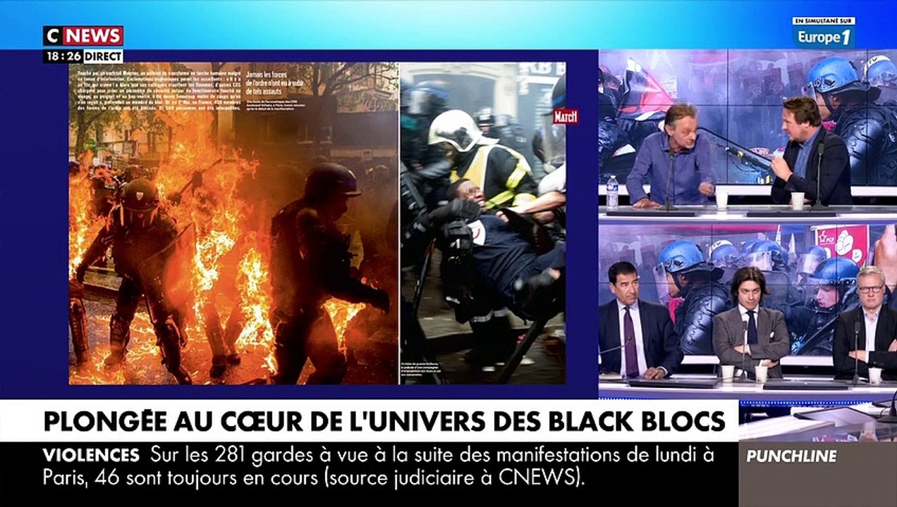Laurence Ferrari dépassée dans son émission "Punchline" sur CNews lorsqu'un invité décide de quitter le plateau.