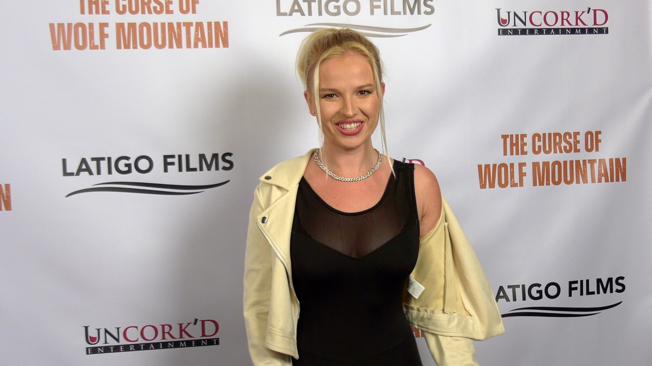Katana Grace "The Curse of Wolf Mountain" World Premiere Red Carpet