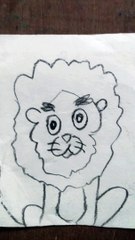 How to draw Lion for kids
