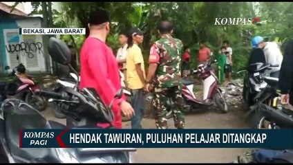 Hendak Tawuran, Puluhan Pelajar ditangkap Anggota Babinsa di Kota Bekasi