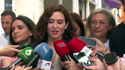 Ayuso, sobre Bolaños: "Hay que despedir directamente a su jefe de protocolo"