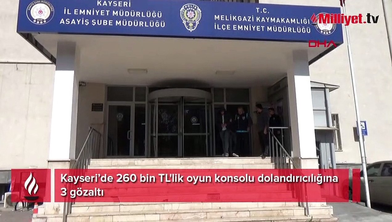 260 bin TL'lik oyun konsolu dolandırıcılığına 3 gözaltı