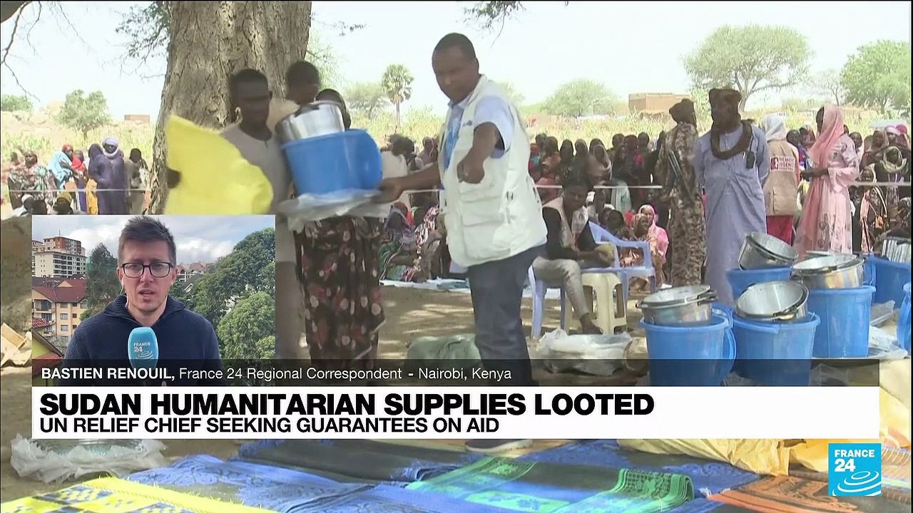 Sudan humanitarian supplies looted: UN relief chief seeking guarantees on aid