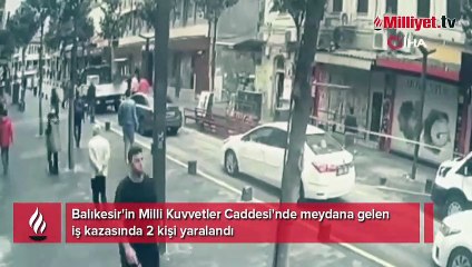 İşçilerin çalıştığı binada tente çöktü