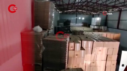 İzmir'de 34 milyon 740 bin bandrolsüz makaron ele geçirildi