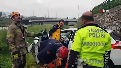 Bursa'da feci kaza: Emniyet kemeri kurtardı
