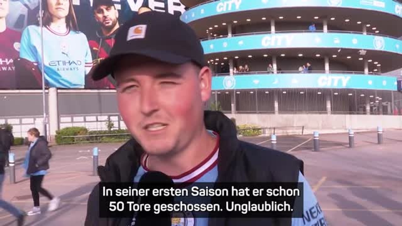 Nach Rekord - City-Fans schwärmen von Haaland