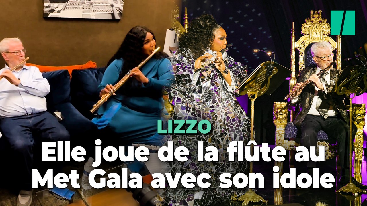 Lizzo a joué de la flûte au Met Gala avec son idole James Galway