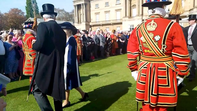 Lionel Richie meets King Charles and Queen Consort Camilla ahead of the coronation on May 6, 2023.