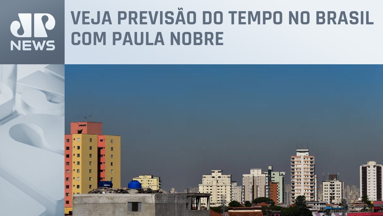 Tempo seco nas áreas centrais do Brasil nesta quinta-feira (04)