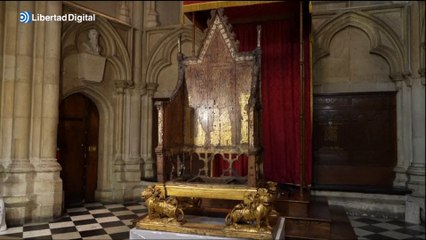 Así es el trono real que ya espera a Carlos III tras su coronación