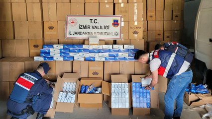 34.7 milyon adet makaron yakalandı