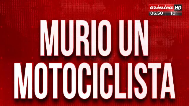 Choque fatal en Parque Patricios: murió un motociclista