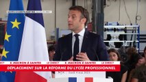 Emmanuel Macron : «Moins de 40% des jeunes diplômés des lycées pro trouveront un emploi»