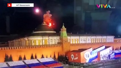 PUTIN MAU DIBUNUH! VIDEO Istana Kremlin Diserang Drone