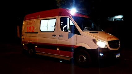 Homem é socorrido pelo Samu ao sofrer convulsões no bairro Santa Felicidade