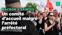 Emmanuel Macron à Saintes : malgré l’arrêté préfectoral, un comité d’accueil pour le président