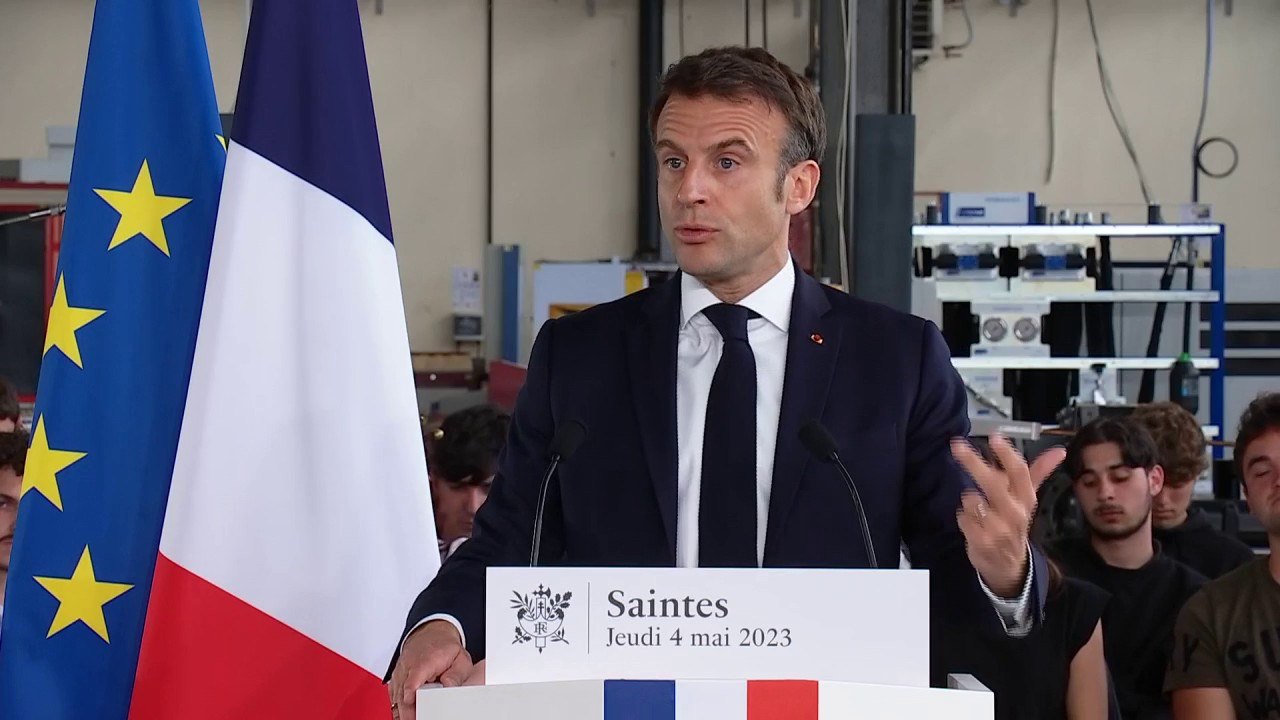 "50 euros par semaine en première année de CAP et de seconde, 75 euros en deuxième année de CAP et en première, 100 euros en terminale": Emmanuel Macron annonce "une indemnité de stage progressive"